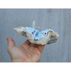 Dây buộc tóc màu xanh