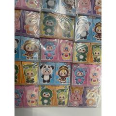 Vỉ dán trang phục và nội thất (20 túi) sticker Baby Three nhiều hình