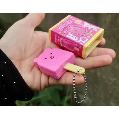 Móc khoá que kem - đồ chơi nhựa