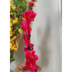 5 Nhánh mai, đào vải và nhựa trang trí Lễ Tết