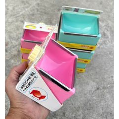 Chén ăn vuông gắn lồng cho thú cưng