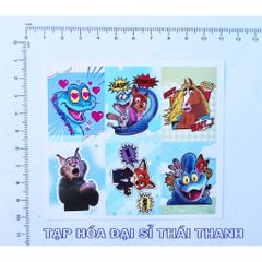 10 tấm sticker Cáo Thỏ Zootopia