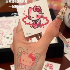 Hình xăm nước Hello Kitty 25 tấm - 36 hình