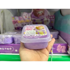 SLim (slam) dẻo màu tím - đồ chơi giảm stress