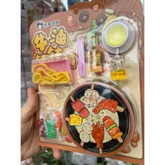 Đồ chơi nhựa + slam slim set lẩu ngộ nghĩnh giải trí vui nhộn đút pudding