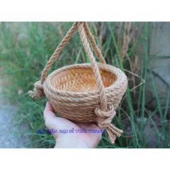 Ổ ngủ, rọ ngủ, nhà ngủ rổ mây cho thú cưng