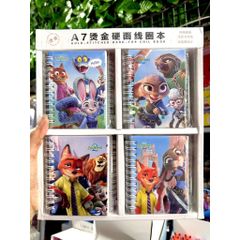Sổ tay dây còng Cáo Thỏ Disney Zootopia