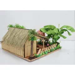 Mô hình nhà mái lá miền Tây