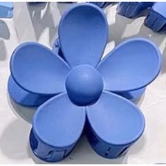 01 Kẹp tóc nhựa càng cua màu xanh