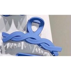 01 Kẹp tóc nhựa càng cua màu xanh