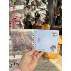 01 quyển sổ tay kèm sticker Labubu (12 trang ghi)