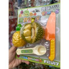 [Hàng hót mới] Đồ chơi nhựa hót trend pudding xẻ sầu riêng đút ăn giải trí vui nhộn