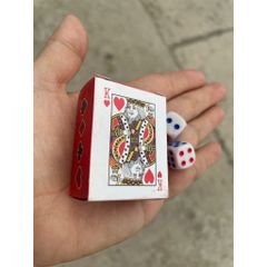 1 bộ bài tiến lên 52 lá siêu mini kèm xúc xắc