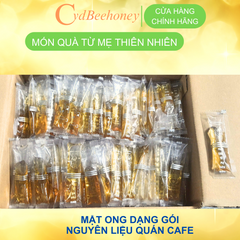 Gói, Sticks mật ong tiện dụng cho các quán Cafe, pizza, nhà hàng, suất ăn hàng không CvdBeehoney.