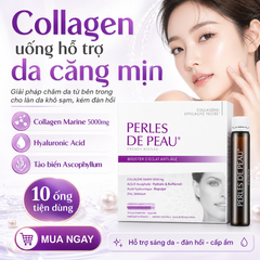 Arkopharma Perles De Peau Radiance Collagen 5000mg – Nước Uống Đẹp Da Pháp (Hộp 10 Ống)