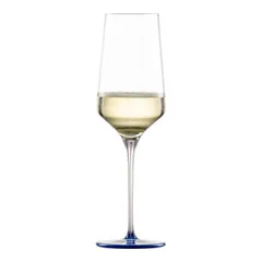 Ly Rượu Champagne Pha Lê Zwiesel Ink 123417 24.9cm 400ml Chân Đế Màu Xanh Dương Midnight