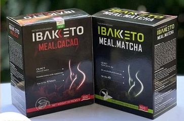 BAKETO Bữa Ăn Giảm Cân Ít Calo, Giảm Thèm Ăn Buồn Miệng - Vị Matcha và Cacao