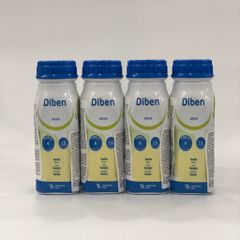 Sữa Diben Drink Vanilla Hãng Kabi Đức Dinh dưỡng hoàn chỉnh cho người tiểu đường chai (4 chai x200ml)