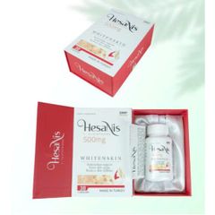 [1 tặng 1 DDVS] - Viên uống trắng da Hesanis ( Glutathion , Orthinin, Vitamin C) Thổ Nhĩ Kì - Hỗ trợ làm sáng da, trẻ hóa làn da