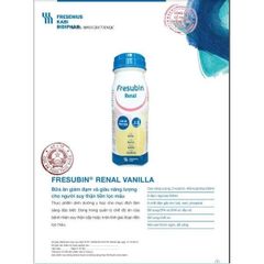 Sữa Fresubin Renal Drink Vanilla - Dinh dưỡng cho người suy thận trước lọc thận