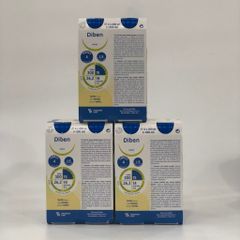 Combo 3 Lốc Sữa DIBEN DRINK cho người tiểu đường, suy dinh dưỡng (12 chai x 200ml)