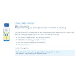 Combo 3 Lốc Sữa DIBEN DRINK cho người tiểu đường, suy dinh dưỡng (12 chai x 200ml)