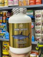 Viên uống sụn vi  Nu-Health Shark Cartilage 750mg 300 Capsules 724877