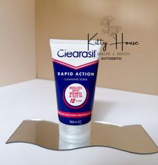 Sữa rửa mặt tẩy tế bào chết Clearasil Ultra Rapid Action Cleansing Face Scrub  tuýp 150ml