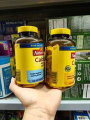 Viên uống bổ sung Canxi Nature Made Calcium 600mg with D3 