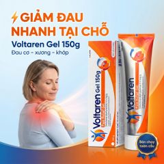 Voltaren Pain Relief Gel 150g – Gel Bôi Ngoài Da Thấm Nhanh, Mát Lạnh