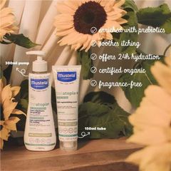 Kem bổ sung dưỡng chất cho da chàm Mustela Stelatopia+ Lipid Replenishing Cream tuýp 150ml