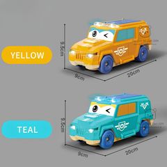 Đồ chơi xe ô tô chạy tự động phun tiền xoay 360 độ tăng khả năng quan sát cho bé Thế Giới Đồ Chơi 1104