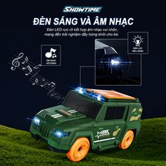 Đồ chơi xe ô tô chạy tự động phun tiền xoay 360 độ tăng khả năng quan sát cho bé Thế Giới Đồ Chơi 1104