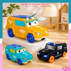 Đồ chơi xe ô tô chạy tự động phun tiền xoay 360 độ tăng khả năng quan sát cho bé Thế Giới Đồ Chơi 1104