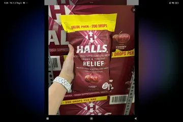 Kẹo Halls Relief hỗ trợ giảm ho Mỹ 200 viên