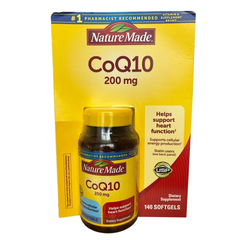 Viên Uống hỗ trợ Tim Mạch CoQ10 Nature Made 140 viên - Hãng mỹ chính hãng