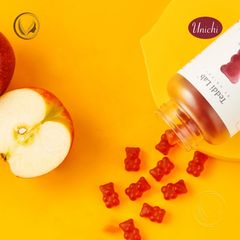 Kẹo dẻo giấm táo, hỗ trợ giảm cân Unichi Apple Cider Vinegar Gummy 60 viên