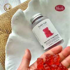 Kẹo dẻo giấm táo, hỗ trợ giảm cân Unichi Apple Cider Vinegar Gummy 60 viên