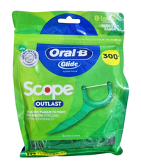 Tăm chỉ nha khoa Oral-B Glide Scope Outlast Floss Picks Mint 300 cái (1 bịch) 727872