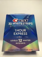 Set miếng dán trắng răng Crest 3D Whitestrips Mỹ 
