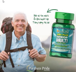 Vitamin Tổng Hợp Cho Người Lớn Tuổi ABC Plus - Viên Uống Multivitamin Dành Cho Người Trên 50 Tuổi