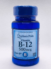 Viên uống bổ sung B-12 Puritan’s Pride Vitamin B12 500mcg 100 Tablets