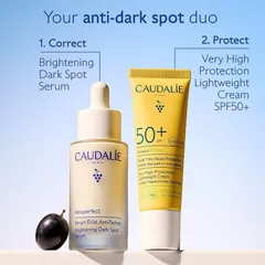 Set serum giảm nám Caudalie Vinoperfect và chống nắng