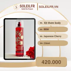 Xịt body mist Japanese Cherry Blossom BBW