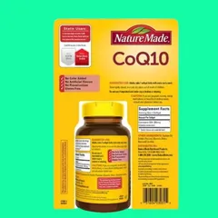Viên uống Nature Made CoQ10 200 mg 140 viên của Mỹ
