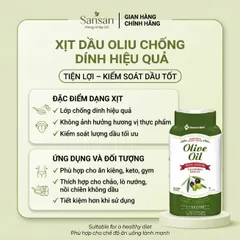 Dầu xịt Olive Oil Member's Mark 198g - Xịt chống dính, 0 calo, dùng cho nồi chiên không dầu