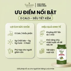 Dầu xịt Olive Oil Member's Mark 198g - Xịt chống dính, 0 calo, dùng cho nồi chiên không dầu