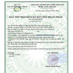 Viên uống Ginseng Omega Linzhi Gold - Bổ sung Amino Acid, Vitamin và Kẽm, Tăng Cường Sức Khỏe, Hỗ Trợ Hồi Phục Cơ Thể - Hộp 2 Lọ 30 Viên 728390