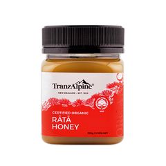 Mật ong Rata hữu cơ nguyên chất TranzAlpine Certified Organic Rata Honey 250g