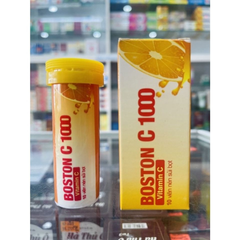 Boston C 1000 - 10 viên sủi - bổ sung vitamin C, tăng cường sức đề kháng, giảm mệt mỏi 728426